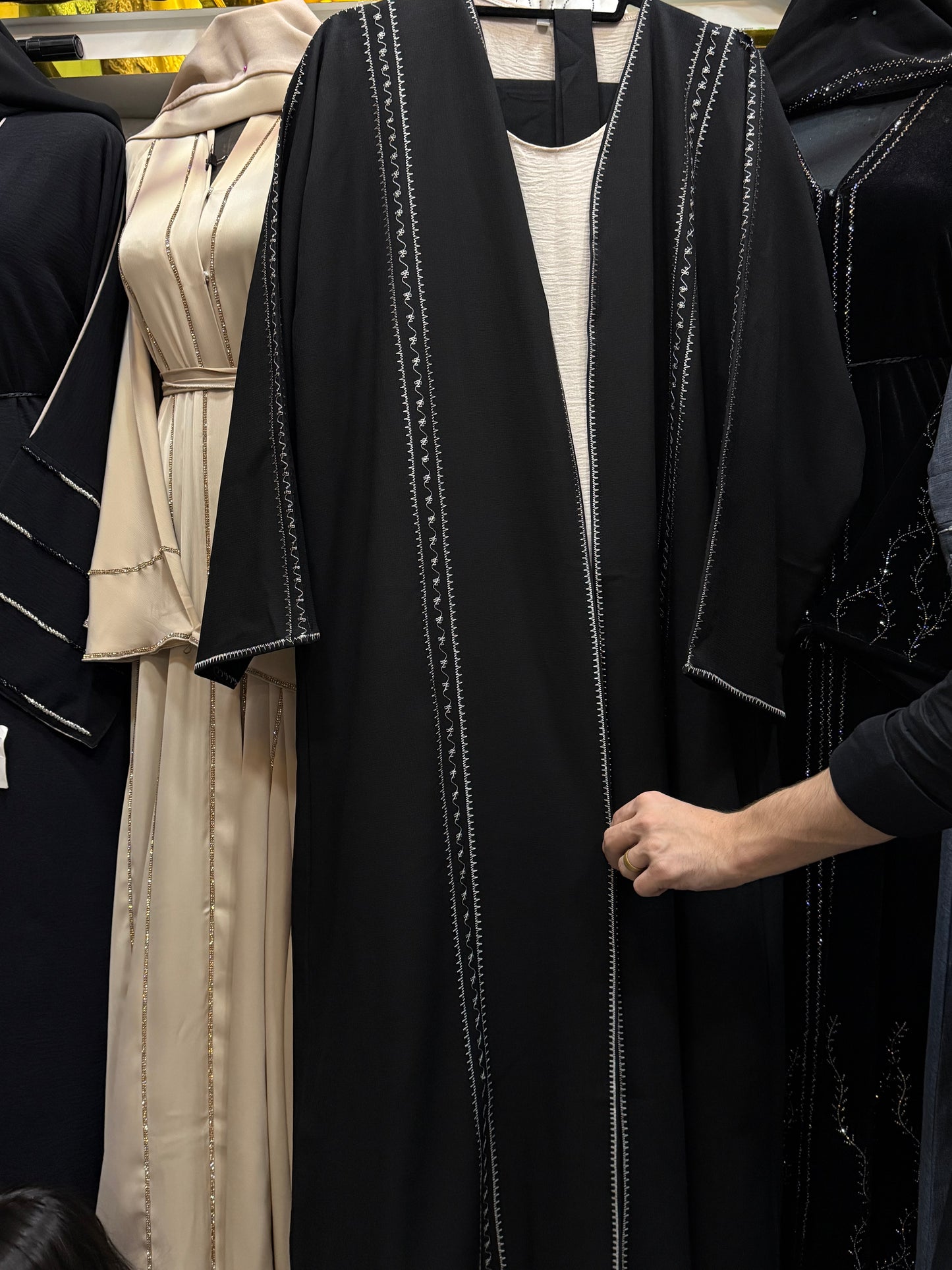 Embroidery Abayas with inners