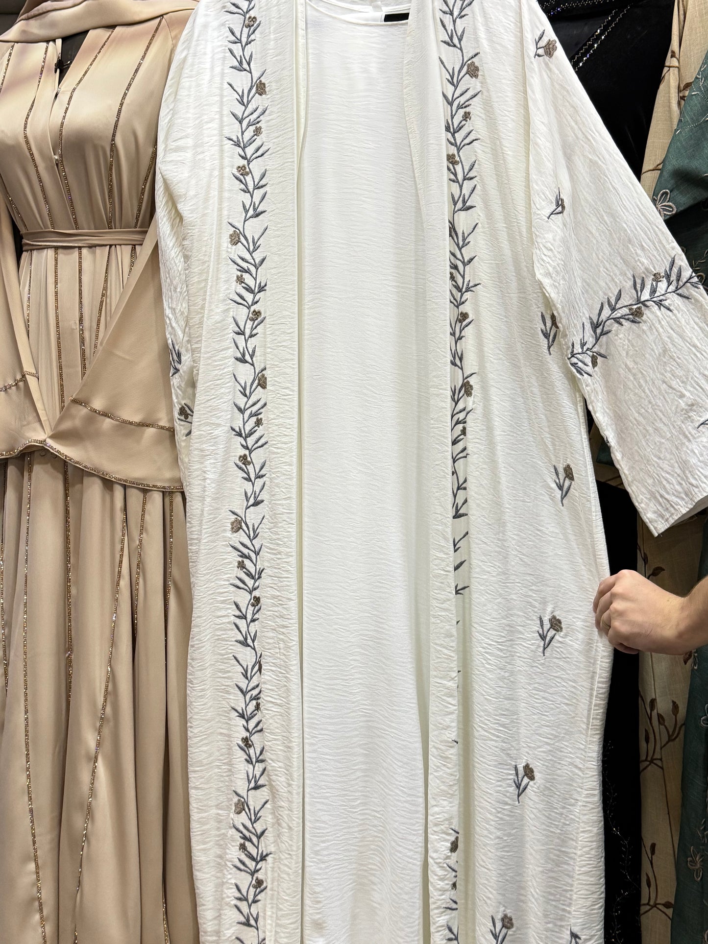 Embroidery Abayas with Inners