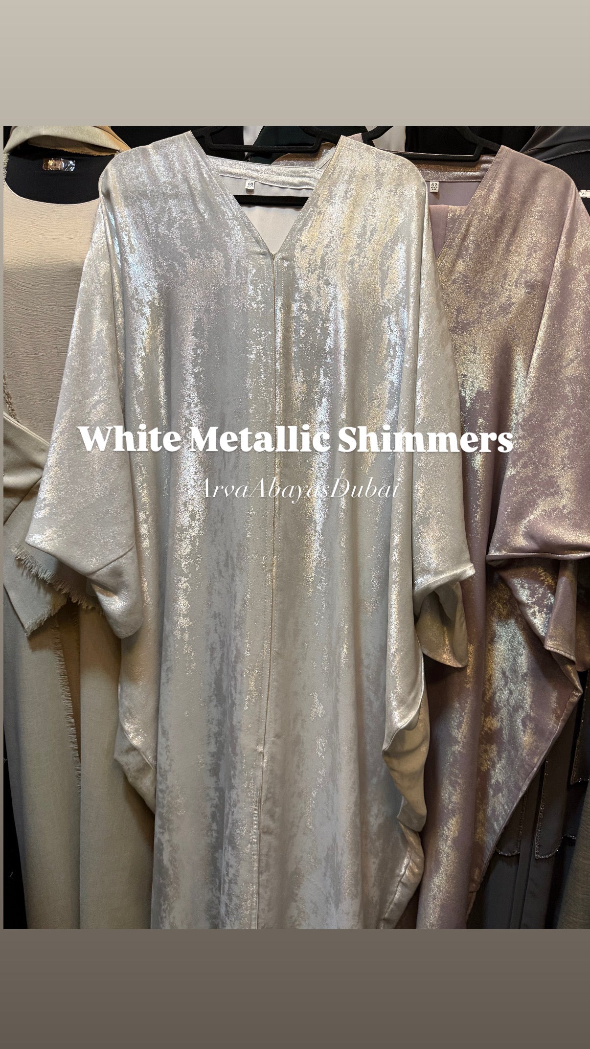 Metallic Shimmers Luxury Kaftans