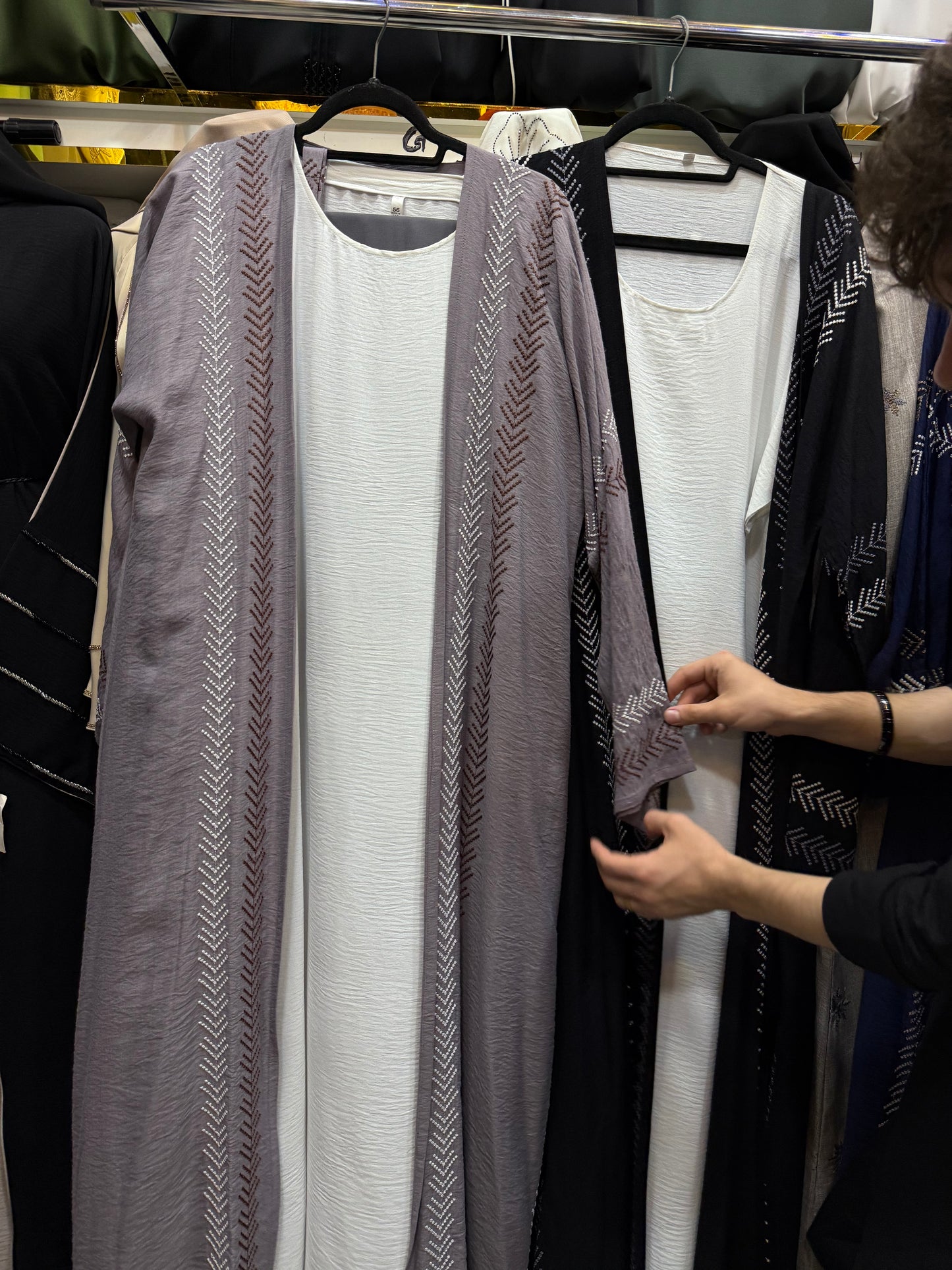 Embroidered Abayas with Inner