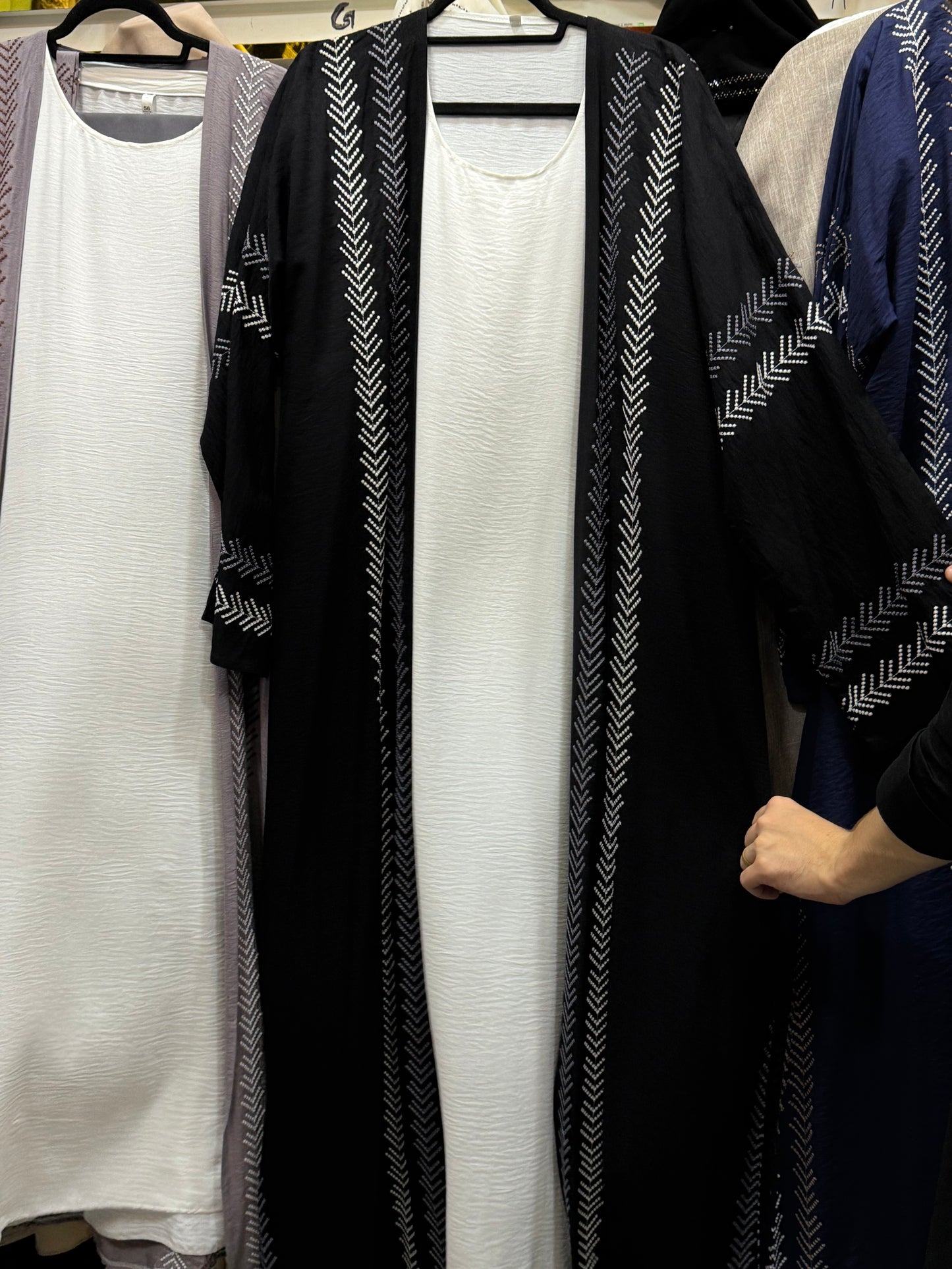 Embroidered Abayas with Inner