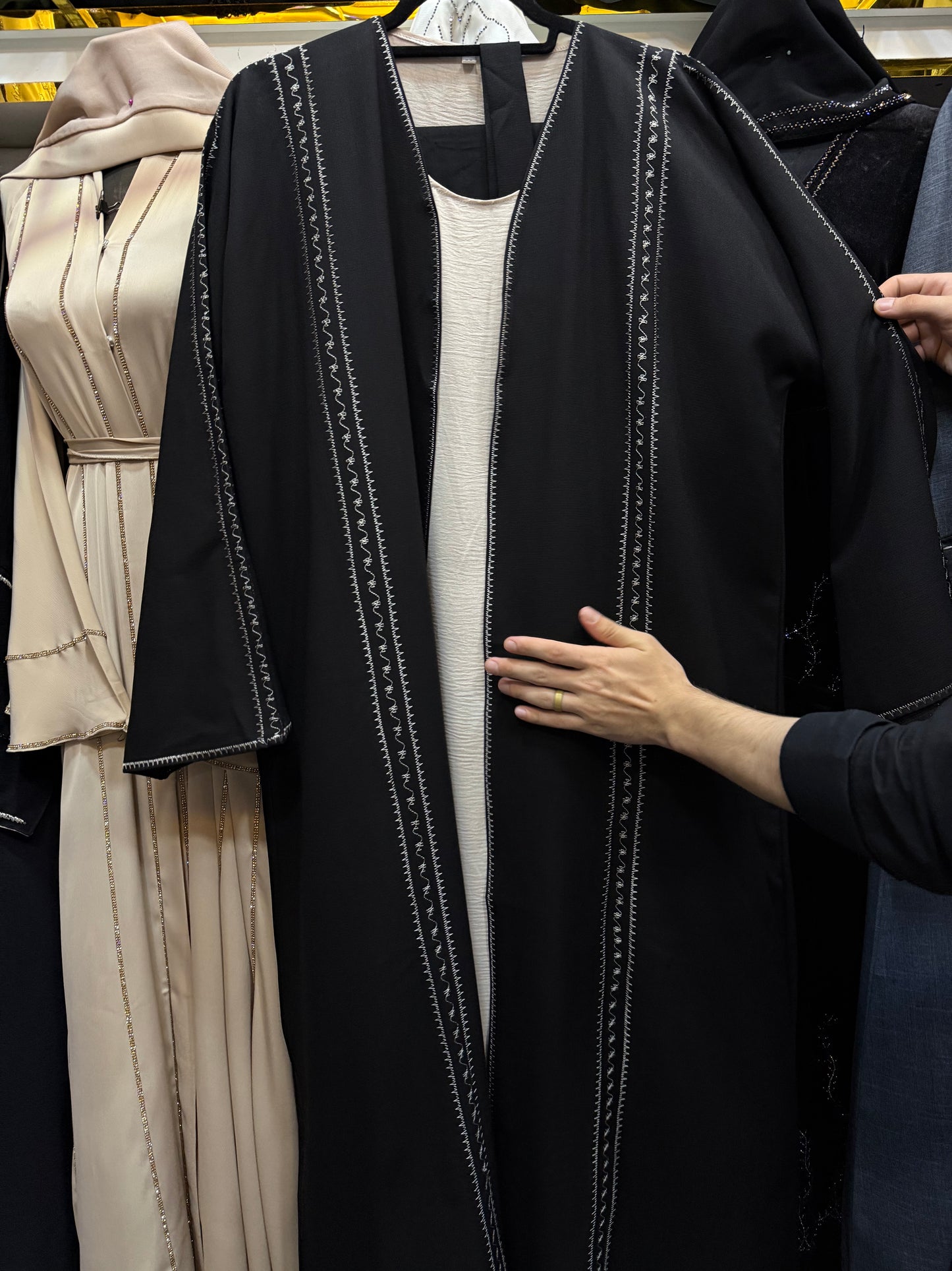 Embroidery Abayas with inners