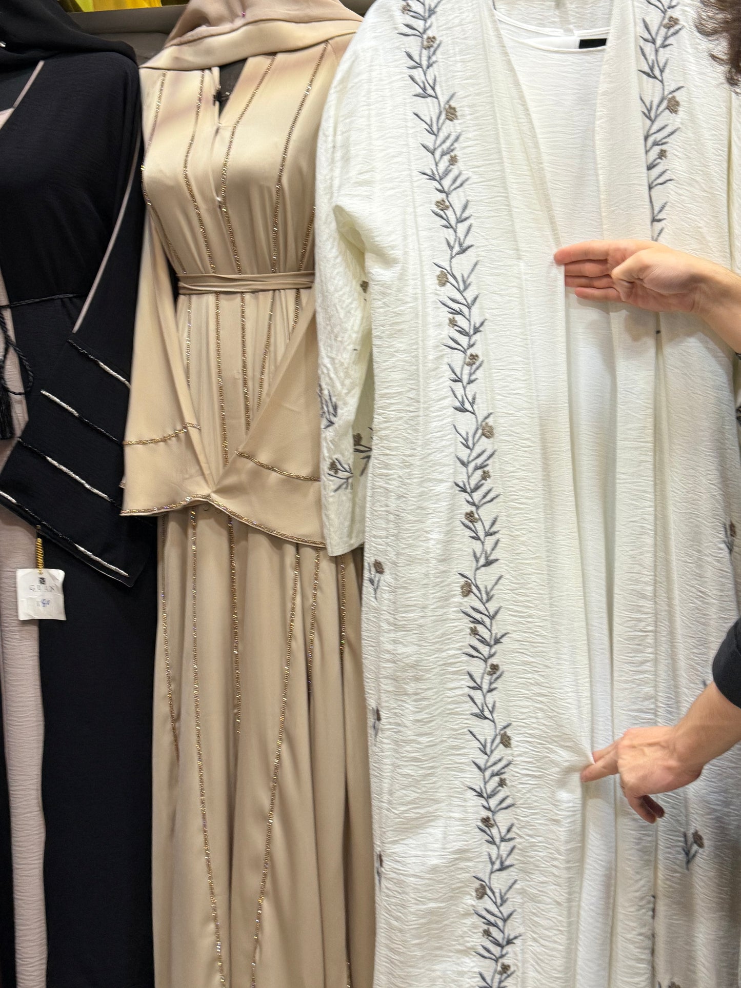 Embroidery Abayas with Inners