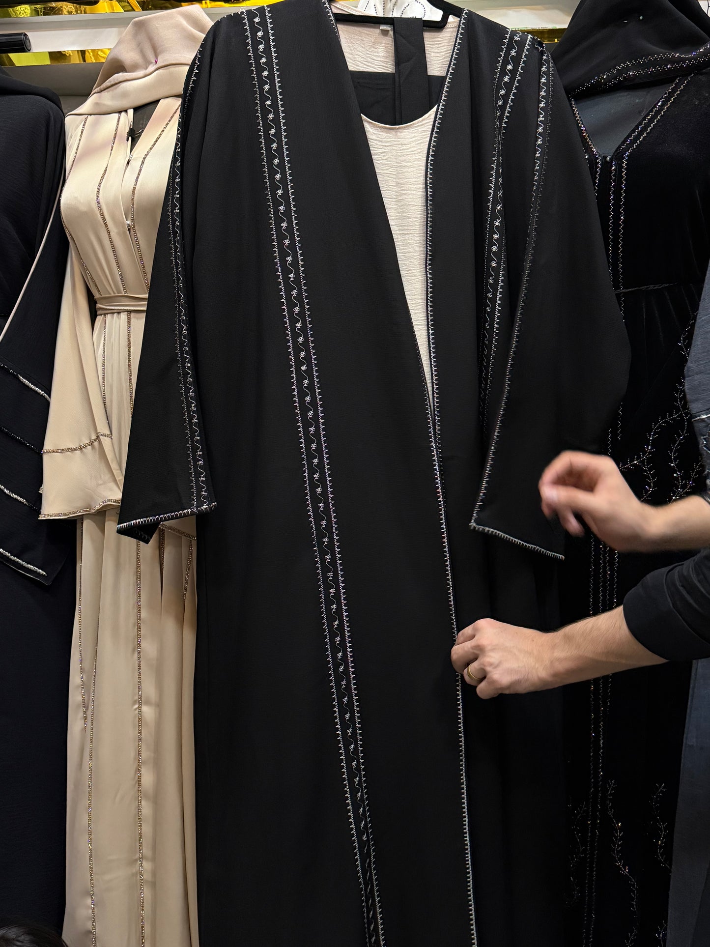 Embroidery Abayas with inners