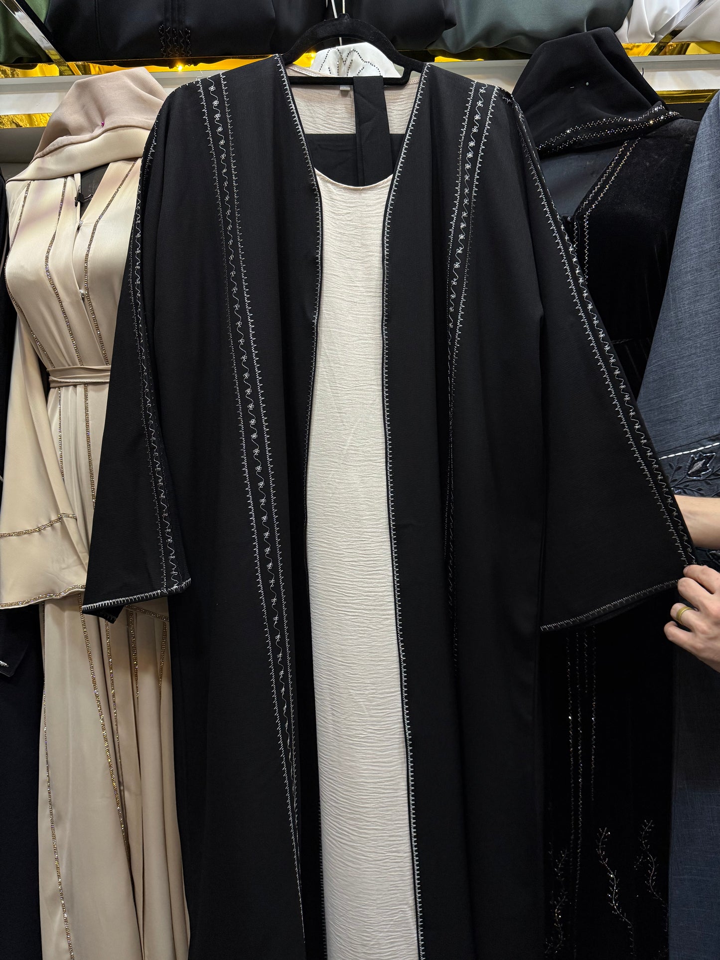 Embroidery Abayas with inners