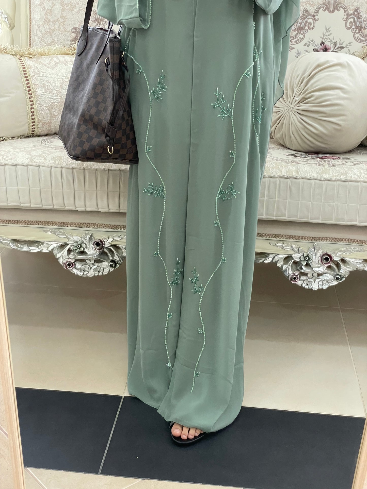 ‘Aira’ Double Chiffon Abaya