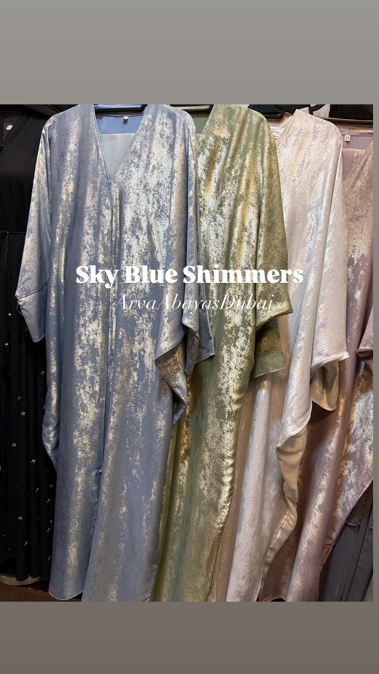 Metallic Shimmers Luxury Kaftans