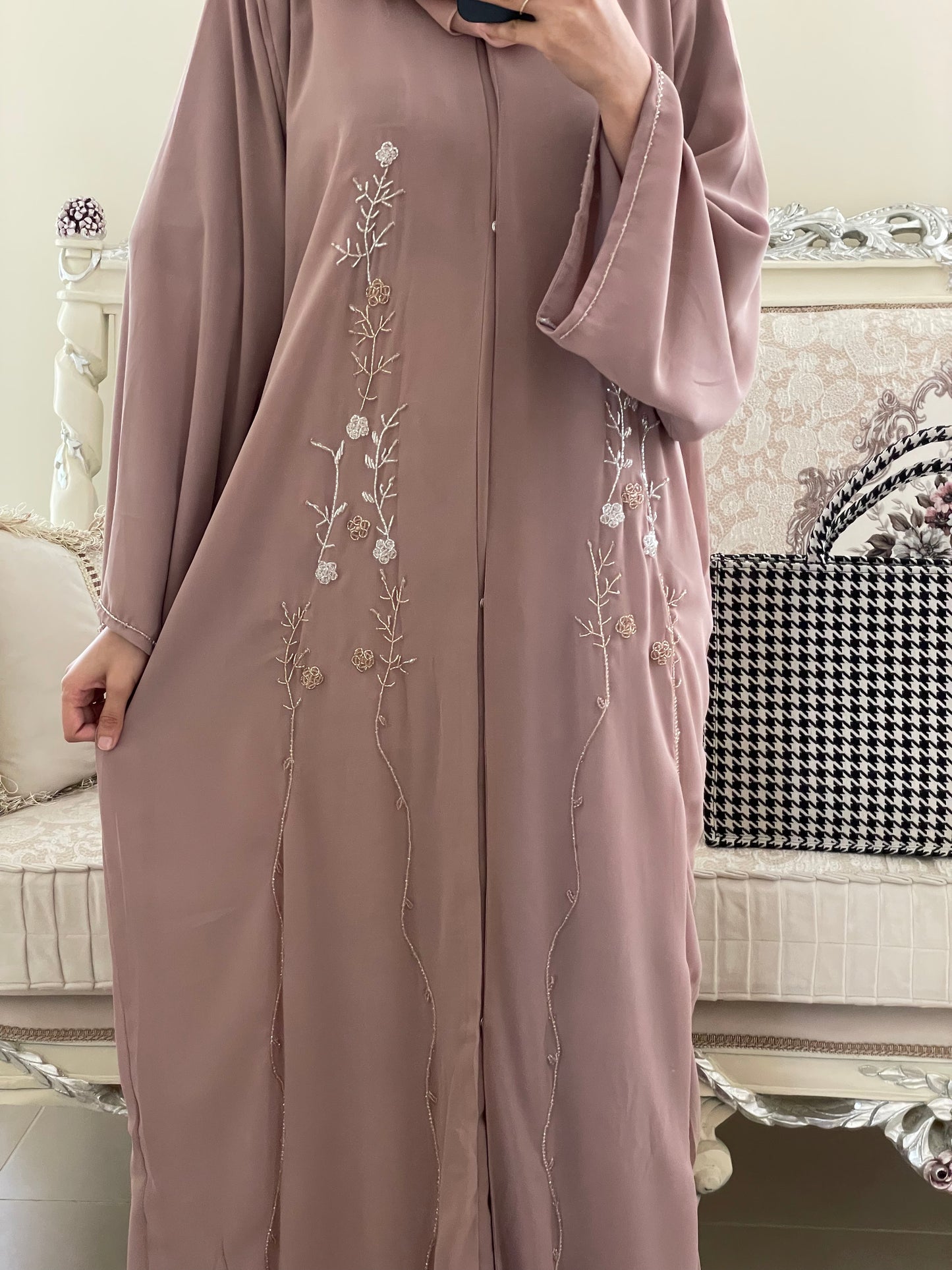 ‘Mysha’ Double Chiffon Abaya