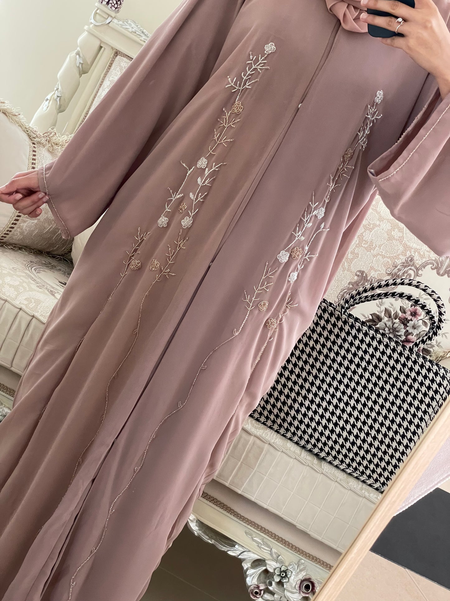 ‘Mysha’ Double Chiffon Abaya